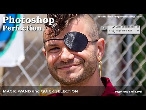 Magic Wand - Quick Selection Tool | Photoshop Tutorial