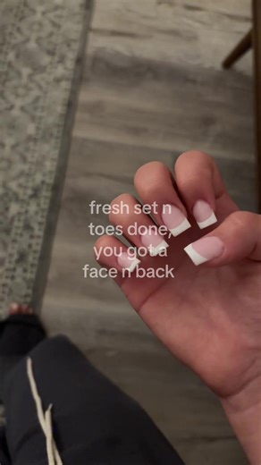 #fyp | white toes nails