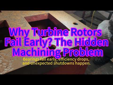 Steam Turbine Rotor Vibration? Real Solution for Precision Machining#lathe #heavydutylathe