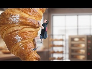 Shrunken man at the Café (Vore, tiny man, shrunk, leather jacket)