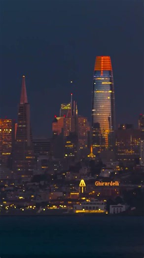 See footage of a rare blue moon taking over the San Francisco skyline