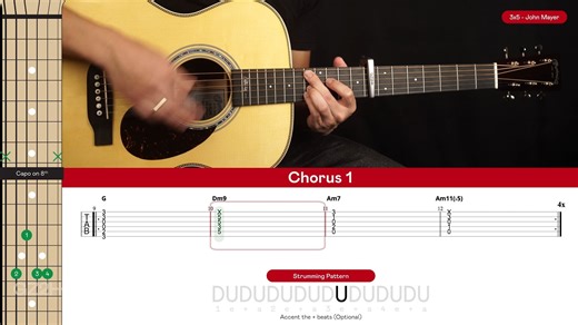 3x5 Guitar Cover John Mayer 🎸|Tabs + Chords|