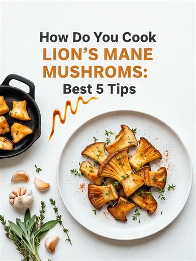 🍄 Lion's Mane Mushrooms: Nature's Culinary Treasure 🍄 Follow us @sunlitrecipes for more delicious bright meals! Looking for a way to add some excitement to your meals? Try cooking with Lion's Mane mushrooms! These unique fungi offer a meaty texture and a flavor that's both delicate and rich. Our article is packed with tips and tricks to help you master the art of cooking Lion's Mane. Learn how to: ✅ Select the freshest specimens ✅ Clean and prepare them like a pro ✅ Cook them using 5 essential