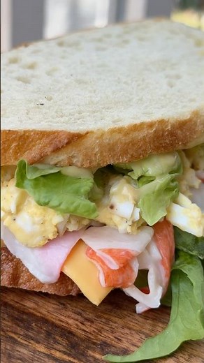 Easy imitation crab sandwich 🦀🥪