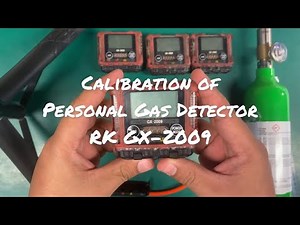 Calibration of Personal Gas Detector RK GX-2009