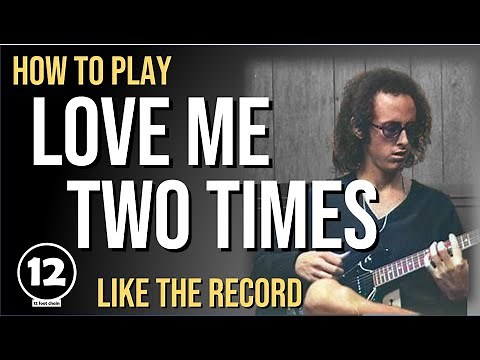 Love Me Two Times - The Doors | Guitar Lesson