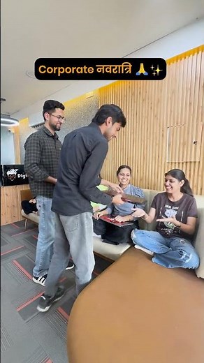 Empowering young girls with tools for a brighter tomorrow 💻✨ #youtubeshorts #corporatefun #navratri