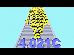 NUMBER MERGE RUN - Number Master 3D Infinity; No Ads + Ads Clicker - Power Games