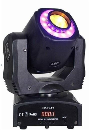 Fractal Lights Mini LED Gobo Spot 60W Spot (Като ново) - 148 € - Muziker