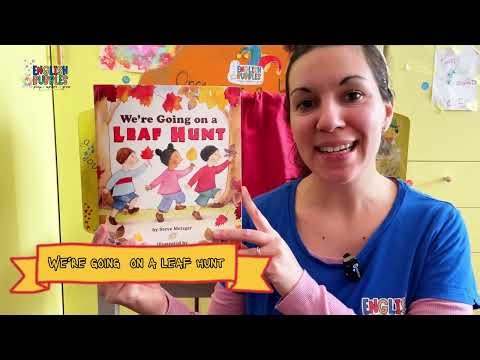 We're going on a leaf hunt | read aloud story | puppets theatre for children by English Bubbles