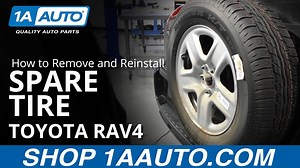 How to Remove and Reinstall Spare Tire 2005-15 Toyota RAV4