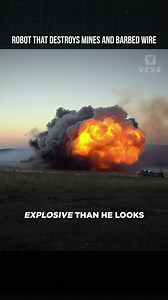 Robot That Destroys Mines and Barbed Wire | VEXR