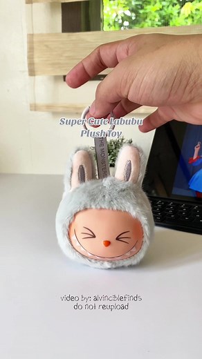 Super Cute Labubu Plush Toy Keychain | Quality Bag Charm | Labubu Head Keychain