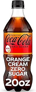 Coca-Cola Zero Sugar Orange Cream Soda, 20 oz. bottle