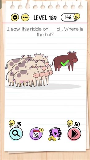 🧠 Brain Test Level 189 SOLVED! 🤯 Ultimate Genius Hack!