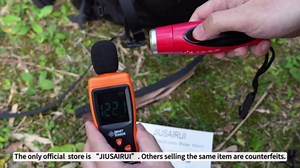 JIUSAIRUI 120dB Electronic Bear Horn to Scare Bears- Loud Air Horn for Safety Hiking Camping Emergency Whistle Can Replace Bear Bell