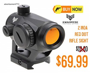 Swampfox Liberator Mini Red Dot Sight – Now Just $69.99 (Save 36%)
