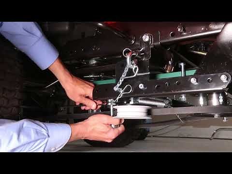 Attaching the Snow Thrower to the Tractor