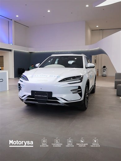 Desde que te subes, lo sabes: estás en un nivel distinto. La Song Plus EV te recibe con un equipamiento diseñado para elevar tu experiencia y llevar tu conducción a un nuevo estándar. Conócela en Motorysa. Imágenes de referencia. Las características del vehículo pueden variar y deberán verificarse personalmente en la vitrina con el asesor comercial.