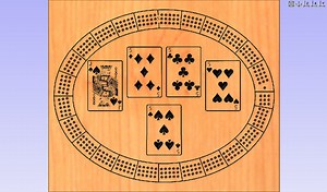 CNC Cribbage File, Oval 3 Track Cribbage Board Cnc File Including Gcode. Crv, Svg, Eps, Dxf and Ai Files Included - Etsy Canada