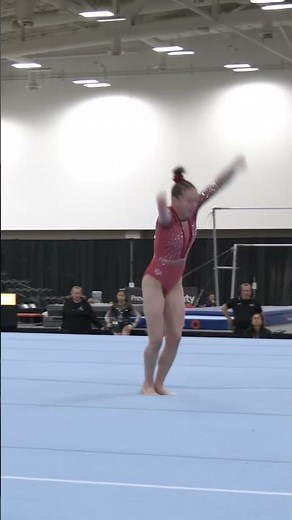 Greta Krob Slow Motion Floor Exercise 2026 Winter Cup Senior Women #shorts 1
