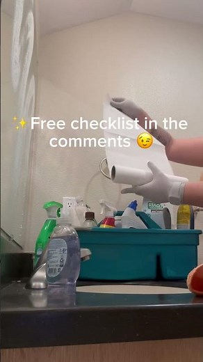 How to clean your house like a professional checklist #momtips #homemaking #cleaningmotivation