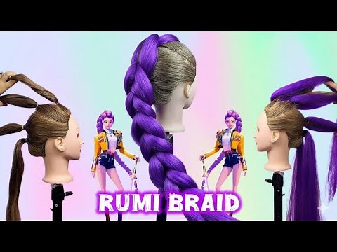 ❣️Rumi K-pop Hairstyle Tutorial 💜🔥 | Step by Step
