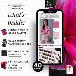 Bright Spring Season Color Analysis Guide Makeup Palette Hair Color Clear Spring Wardrobe Swatches Ebook Clear Spring Season - Etsy
