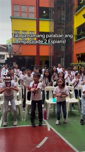 17K views · 198 reactions | Ang mga Grade 2 Espians ay magpapatalo ba? Syempre, hindi!  Please follow our tiktok account for more Espian videos! www.tiktok.com/@esps1947 #AbaEspianAko | Espiritu Santo Parochial School of Manila, Inc. | Facebook