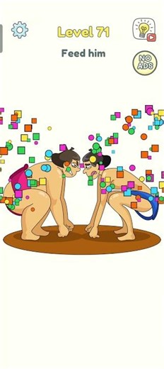 DOP 3 (delete one part level)-71 feed him #youtubeshorts #games #dop3 #gaming #viralshorts