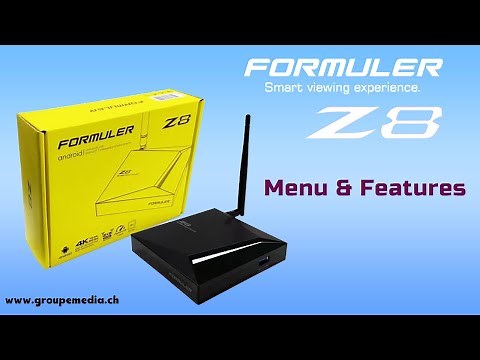 FORMULER Z8 Menu & Features