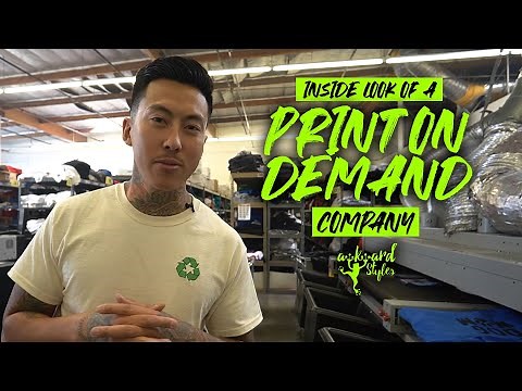 Inside Look of a Print on Demand Company - Awkward Styles