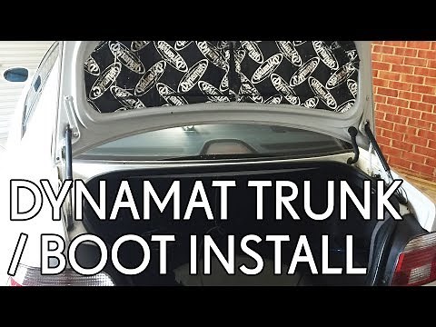 Sound Deadening a Trunk / Boot - Dynamat (BMW E39 540i)