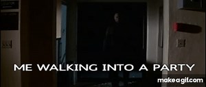 Halloween 2: Michael Myers Walks Through A Door And Gets Shot on Make a GIF