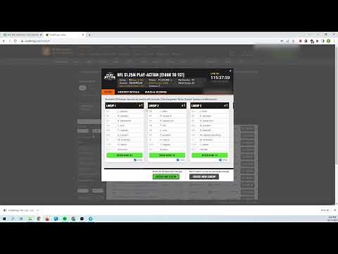 How to Upload Lineups to DraftKings