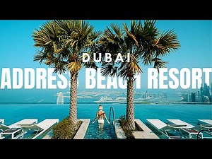 Address Beach Resort, Highest Infinity Pool In The World | 8K 60fps Full Tour