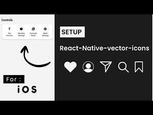 React Native Vector Icons Setup iOS 2025 | Step by Step Guide#reactnativetutorial #reactnative