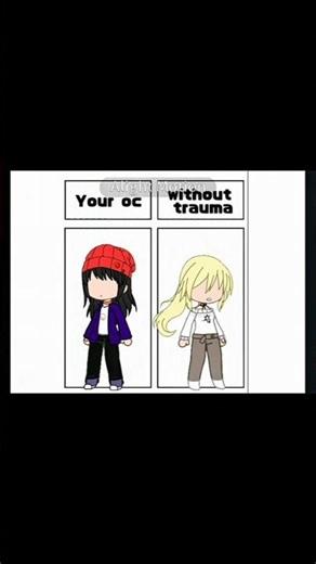 Their first interaction. [joining the trend] #gachaclub #oc #alightmotion