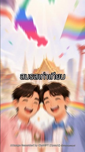 ประเทศไทยกับสมรสเท่าเทียม ⚖️🇹🇭🏳️‍🌈