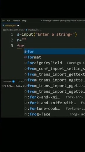 Reverse string in python #shorts #shortsfeed #trendingvideo #trendingshorts #viral #growth