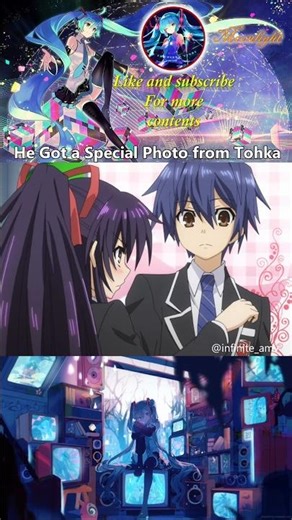 He Got a Special Photo from Tohka 🤣 || #anime #animeedit