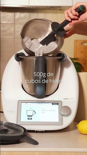 ¡Fácil y rápido! Así es la receta del granizado de limón. #thermomix #cookidoo #recetas
