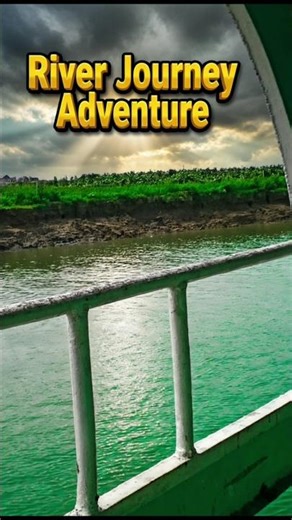Boat Trip View from Launch 🚢 | Amazing River Travel #travel #shorts