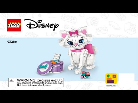 LEGO Instructions - Disney - 43286 - The Aristocats Adorable Marie - The Aristocats