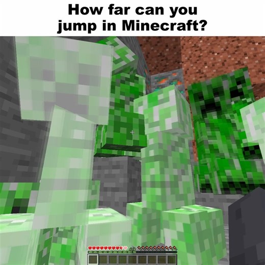 MilkTeamc on Instagram: "Minecraft: How far can you jump? 🤔"