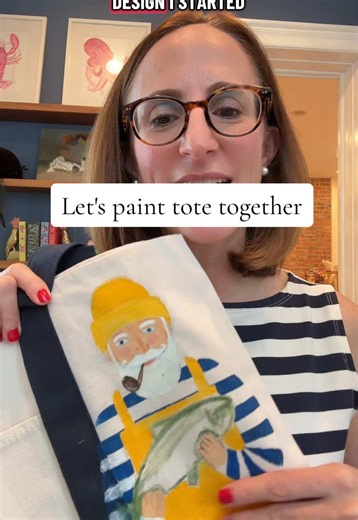 Paint a Trader Joe's Tote Bag: Easy Painted Tote Tutorial