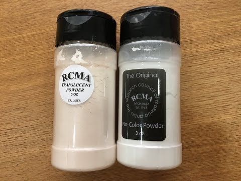 RCMA NO-COLOR VS TRANSLUCENT POWDER
