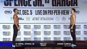 76K views · 2.2K reactions | "It's time to go. I'm bringing my A game, I'm hungry."  Errol Spence Jr. and Danny Swift Garcia made weight and met face to face for the final time before standing in the ring in tomorrow night's main event on FOX Sports PPV Order PPV here: https://foxs.pt/3lCfbx5 | PBC on FOX | Facebook