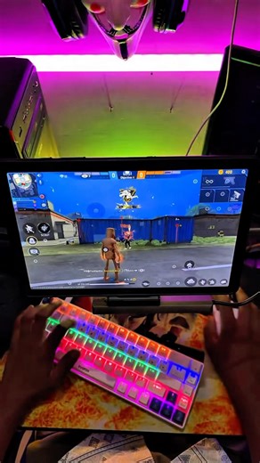 how to play ff in mobile with keyboard and mouse#freefire#ffshortsvideo #gaming #gamer #free