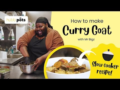 How to make Curry Goat in a Slow Cooker | Hubb Pots Project
